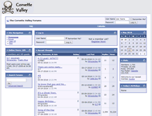 Tablet Screenshot of corvettevalley.com